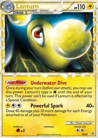 Lanturn Pokémon card #86