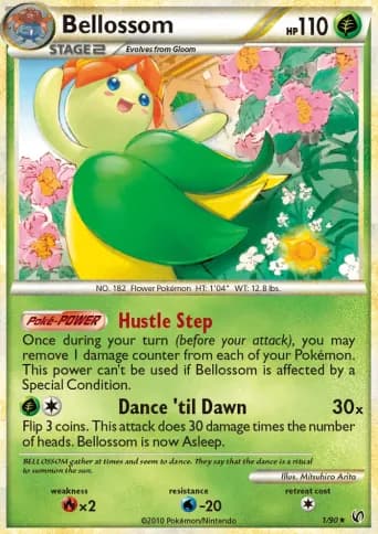 Bellossom Pokémon card #1