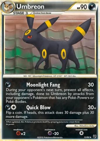 Umbreon Pokémon card #10