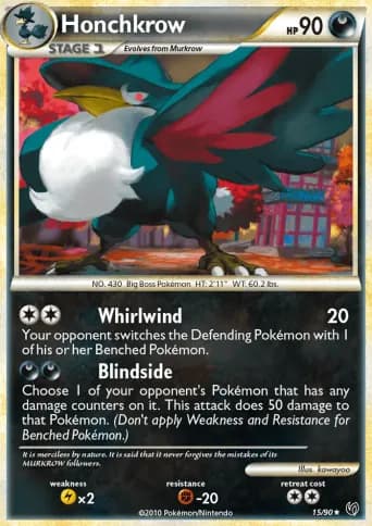 Honchkrow Pokémon card #15