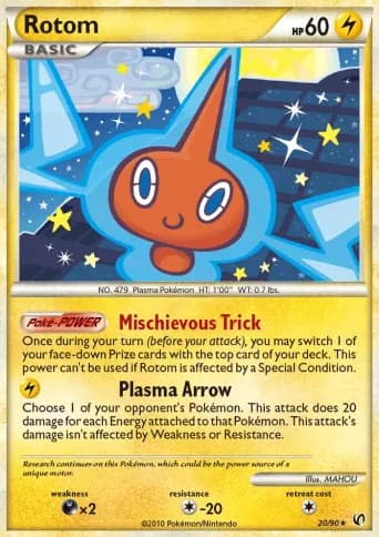 Rotom Pokémon card #20