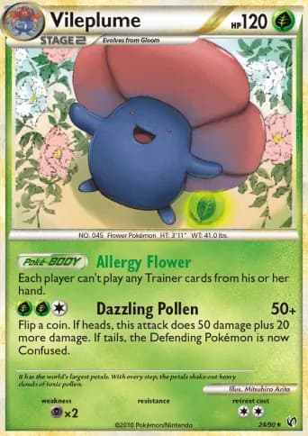 Vileplume Pokémon card #24
