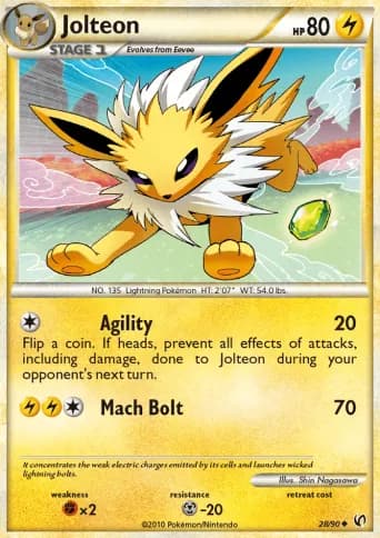 Jolteon Pokémon card #28
