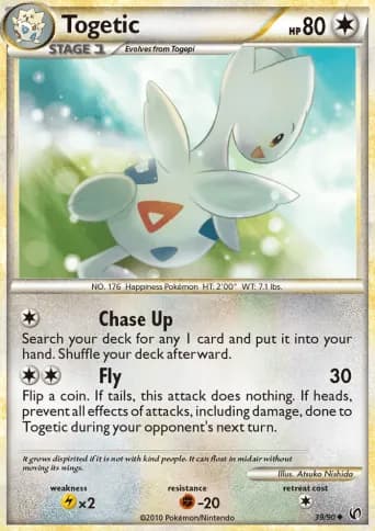 Togetic Pokémon card #39
