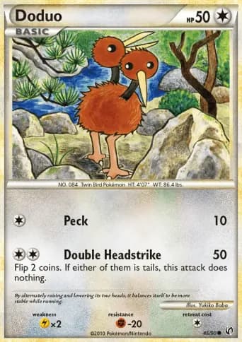 Doduo Pokémon card #45