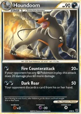 Houndoom Pokémon card #5