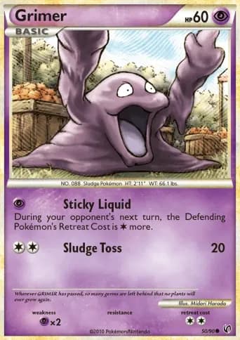 Grimer Pokémon card #50