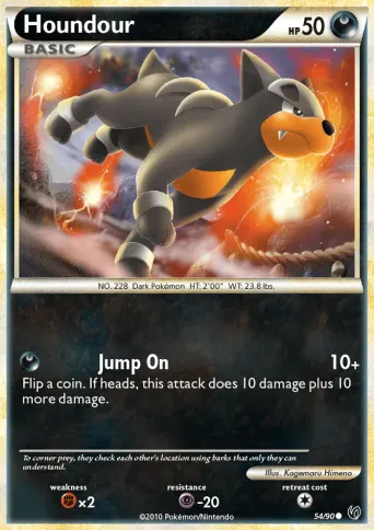 Houndour Pokémon card #54