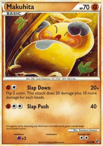 Makuhita Pokémon card #55