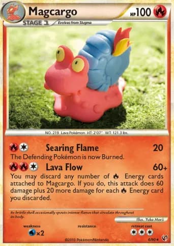 Magcargo Pokémon card #6