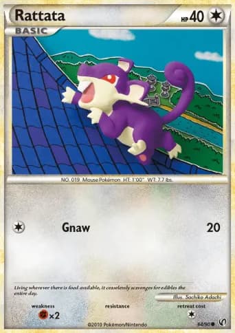 Rattata Pokémon card #64