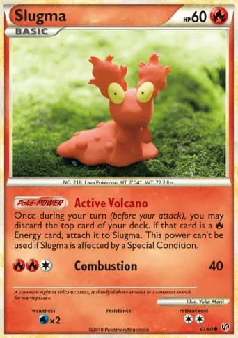 Slugma Pokémon card #67
