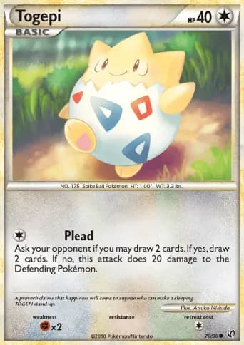 Togepi Pokémon card #70