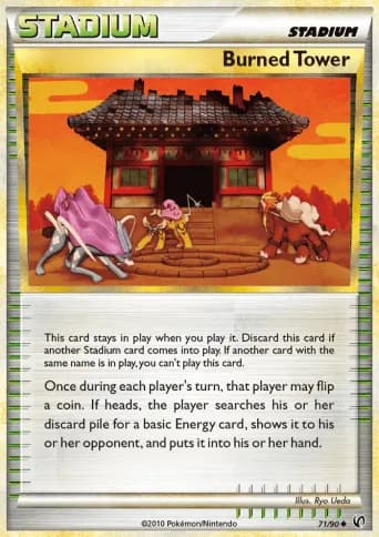 Burned Tower Pokémon card #71