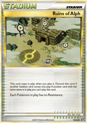 Ruins of Alph Pokémon card #76