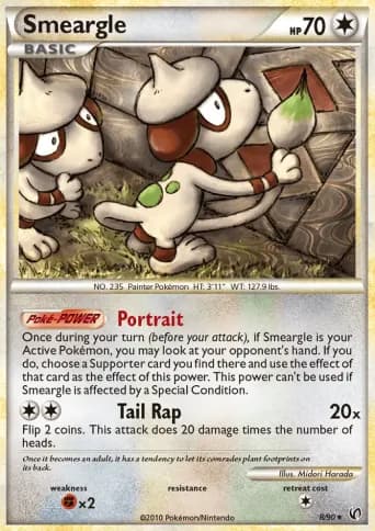 Smeargle Pokémon card #8