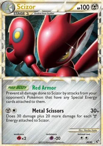 Scizor Pokémon card #84