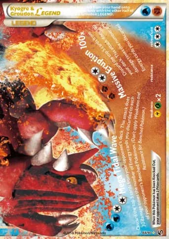 Kyogre & Groudon LEGEND Pokémon card #88