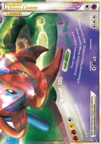 Rayquaza & Deoxys LEGEND Pokémon card #90