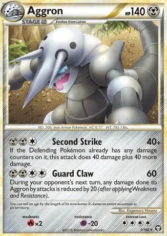Aggron Pokémon card #1