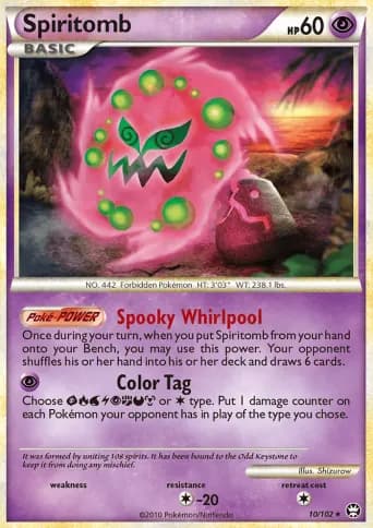 Spiritomb Pokémon card #10