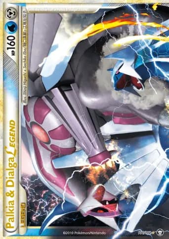 Palkia & Dialga LEGEND Pokémon card #101