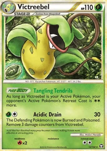 Victreebel Pokémon card #12