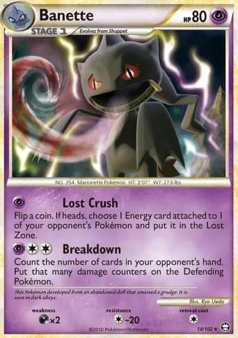 Banette Pokémon card #14
