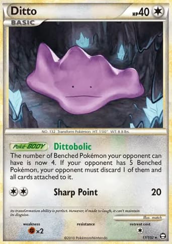 Ditto Pokémon card #17