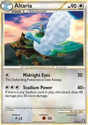 Altaria Pokémon card #2