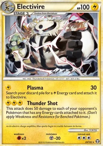 Electivire Pokémon card #20