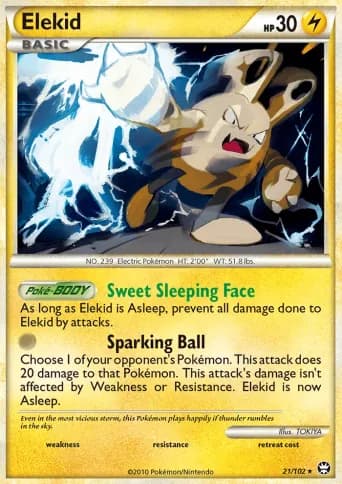 Elekid Pokémon card #21