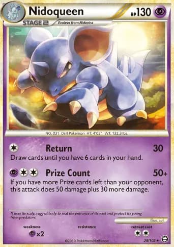 Nidoqueen Pokémon card #28