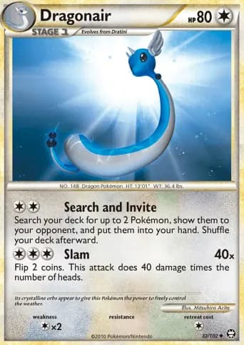 Dragonair Pokémon card #32