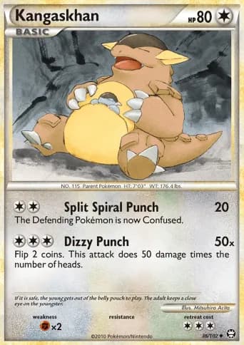 Kangaskhan Pokémon card #36