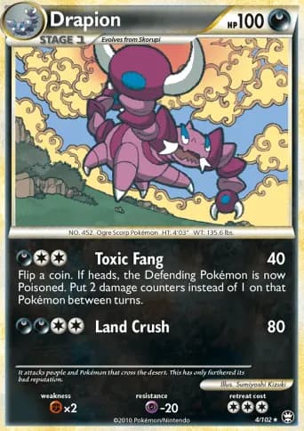 Drapion Pokémon card #4