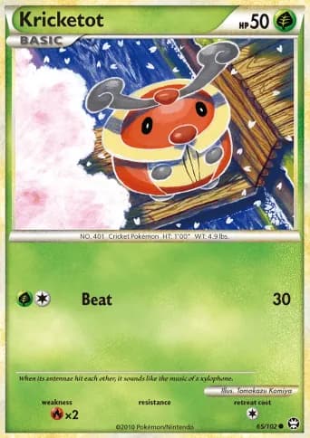 Kricketot Pokémon card #65