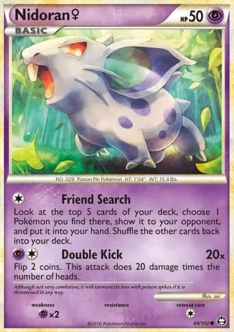 Nidoran♀ Pokémon card #69