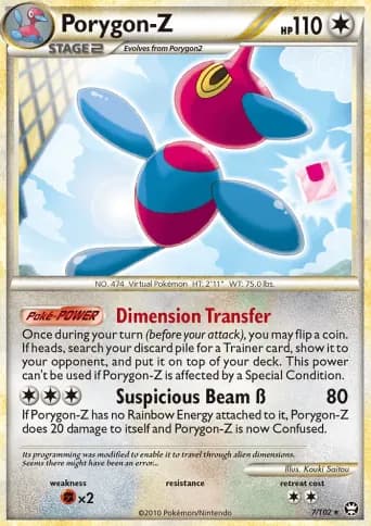 Porygon-Z Pokémon card #7