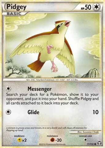 Pidgey Pokémon card #71