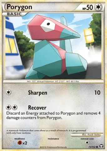 Porygon Pokémon card #73