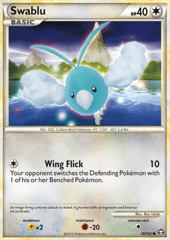 Swablu Pokémon card #78