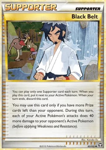 Black Belt Pokémon card #85