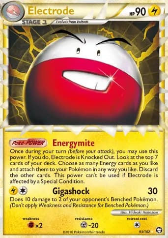 Electrode Pokémon card #93