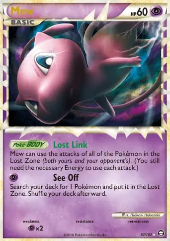 Mew Pokémon card #97