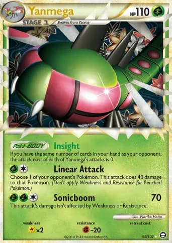 Yanmega Pokémon card #98