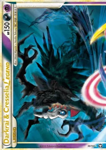 Darkrai & Cresselia LEGEND Pokémon card #99