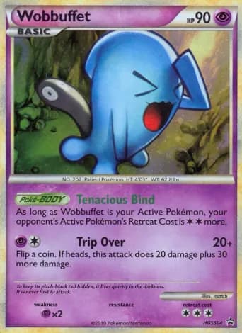 Wobbuffet Pokémon card #HGSS04