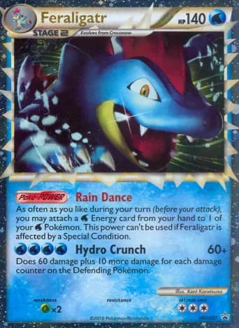 Feraligatr Pokémon card #HGSS07