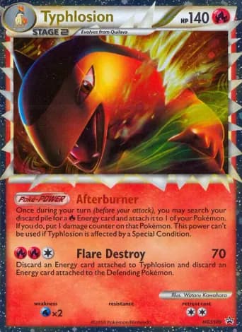 Typhlosion Pokémon card #HGSS09